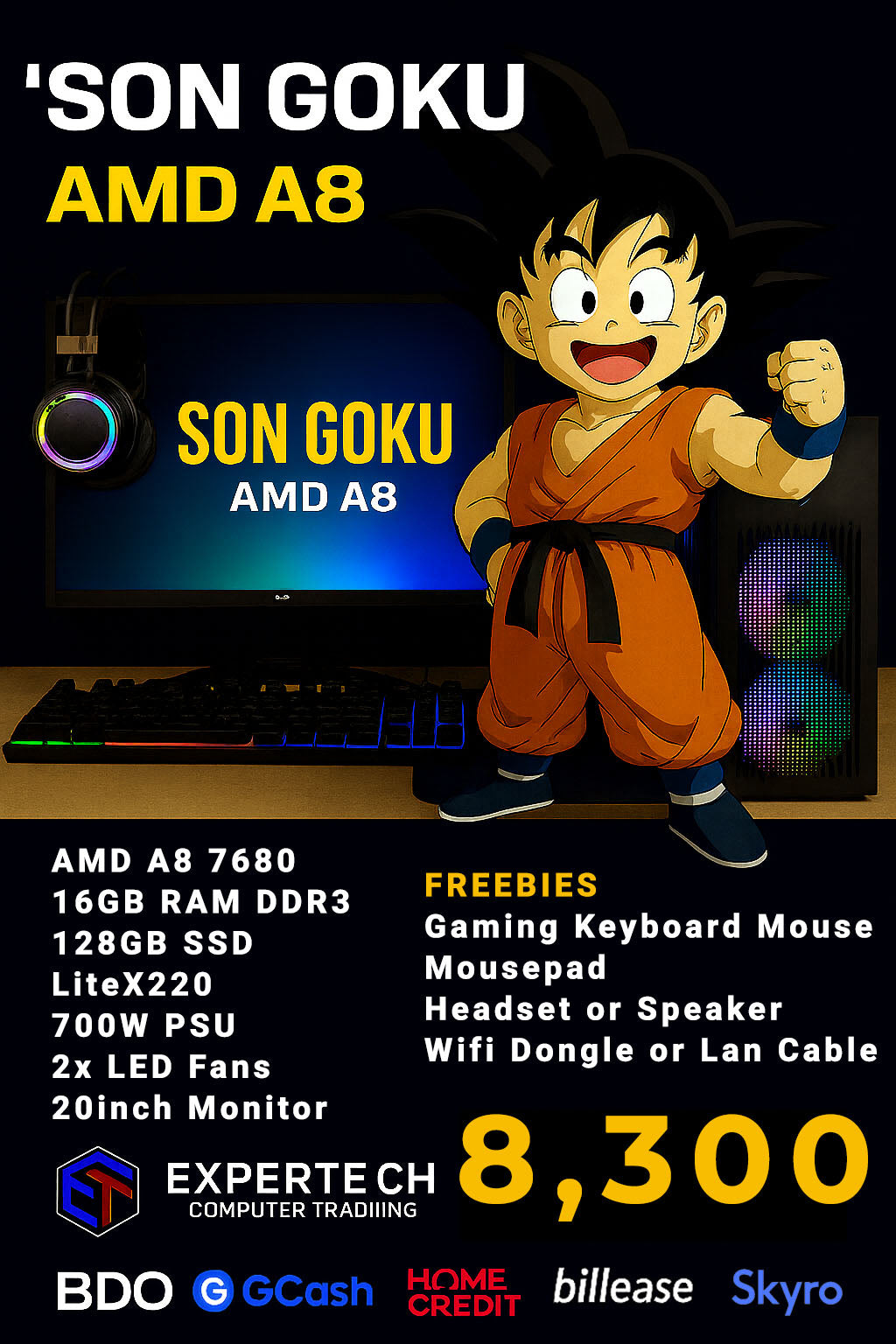 Son Goku AMD A8 7680