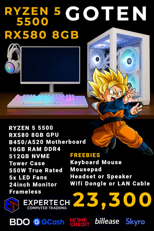 Goten Ryzen 5 5500 w/ RX580 8GB